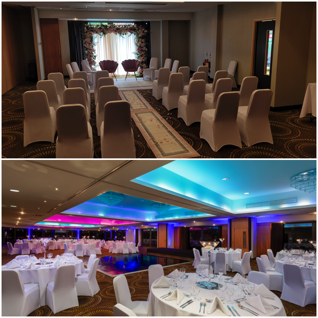 Holiday Inn Brentford dressed for a wedding