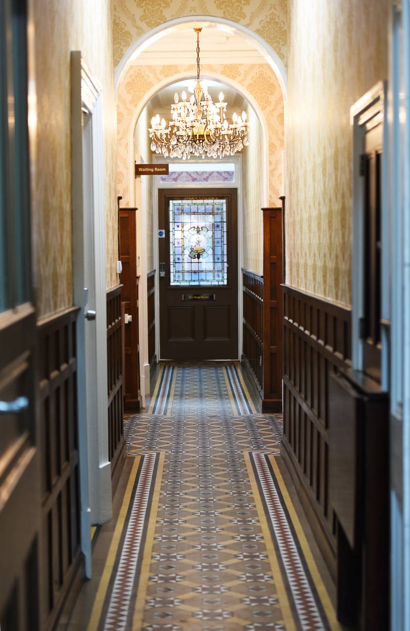 Inside Feltham Lodge