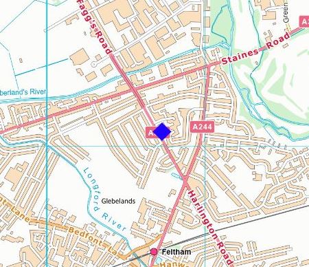 Feltham lodge map